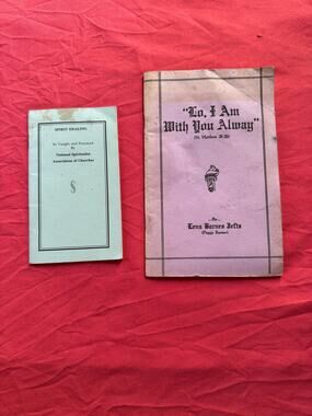 Vintage American Spiritualism Booklets Lot 2 Mallenwood Manor Wilkinsburg PA
